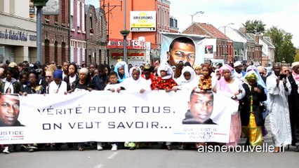 Marche à Saint-Quentin pour Amadou Koumé