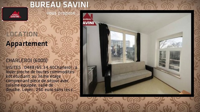 A louer - Appartement - CHARLEROI (6000)