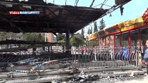 Andria: incendio distrugge giostra per bambini presso Largo Torneo
