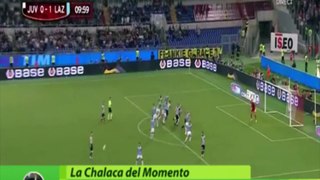 Chalaca de Giorgio Chiellini (Juventus) a Lazio