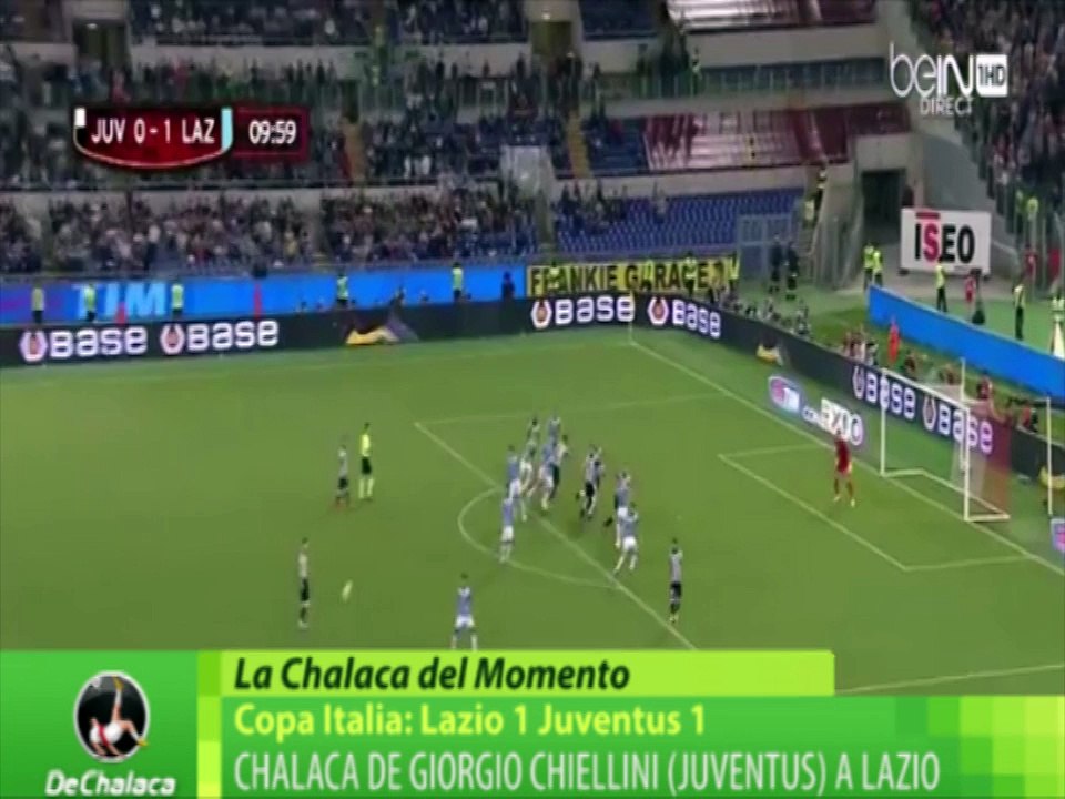 Chalaca de Giorgio Chiellini (Juventus) a Lazio