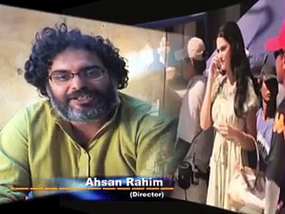 behind the camera during Ufone add" Teri Mahrbani" shooting