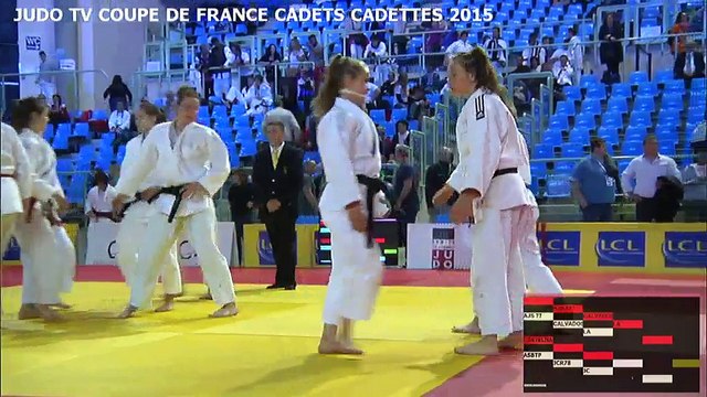 Chpt de France par équipes cadets/cadettes 2015 - Tapis 5 (REPLAY)