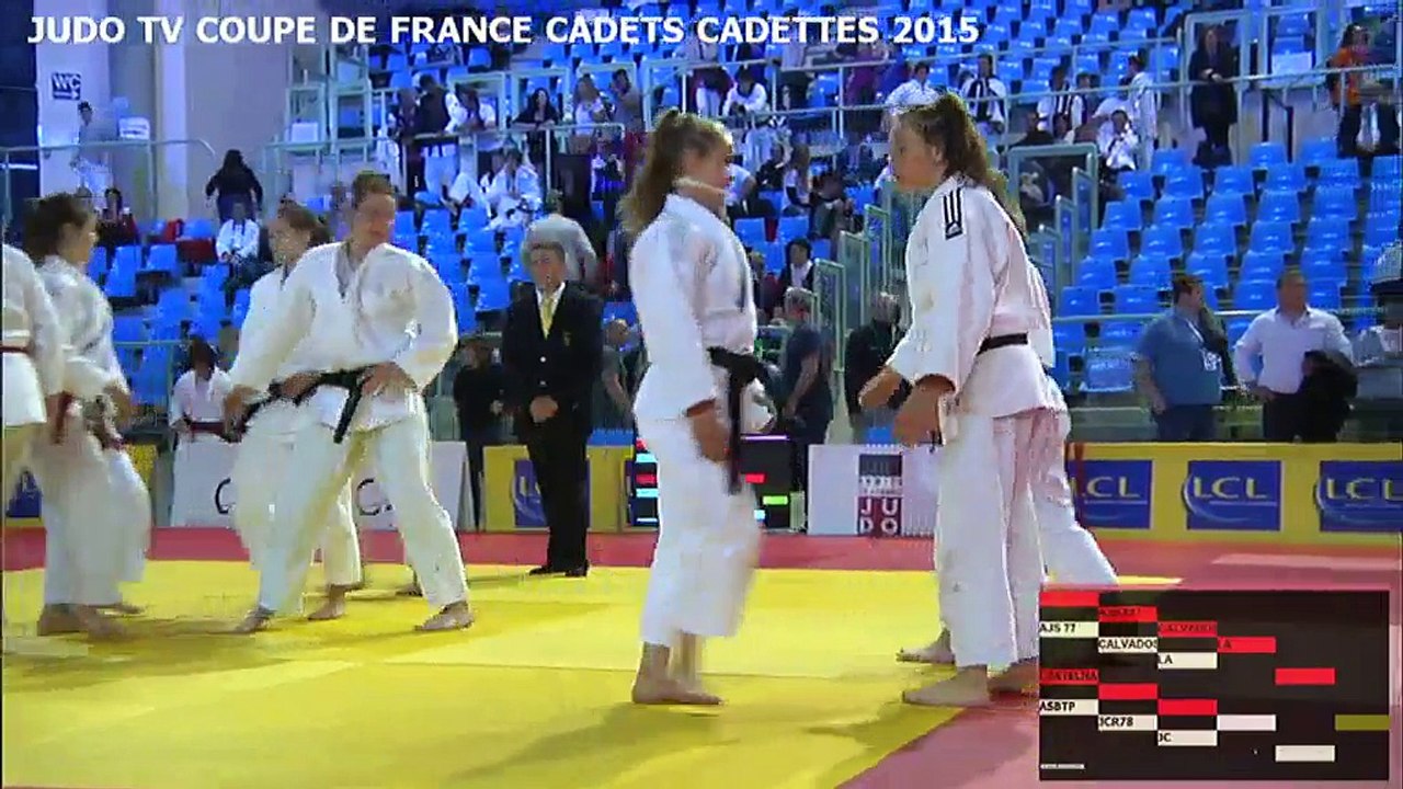 Chpt de France par équipes cadets/cadettes 2015 - Tapis 5 (REPLAY)