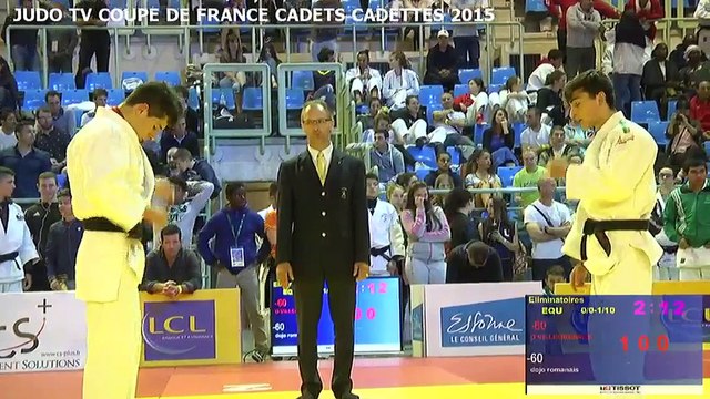Chpt de France par équipes cadets/cadettes 2015 - Tapis 2 (REPLAY)