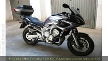 MODENA, SASSUOLO   YAMAHA  FZS 600 FAZER TIPO VEICOLO ALTRO CC 600