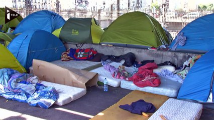 Paris : Le camp de migrants de La Chapelle bientôt démantelé