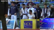 Chpt de France par équipes cadets/cadettes 2015 - Tapis 3 (REPLAY)