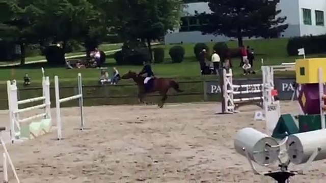 Gaëtan Lerat aux Championnats de CSO Amateur 2015 de Seine-Maritime