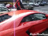 Lamborghini Aventador LP700-4 Sound on PUBLIC STREET in Berlin! Start up   small revs!! ==ORIGINAL==