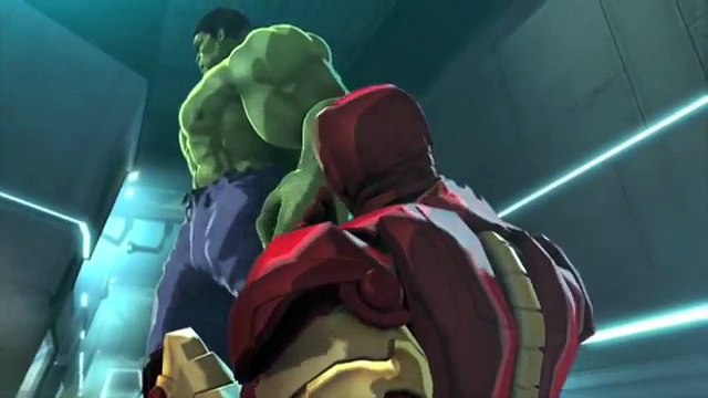 Iron Man & Hulk: Heroes United- Hulk & Iron Man vs Zzax Infected Suits