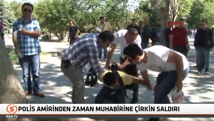 Yeni Türkiye'nin Polis Amiri Zaman Muhabirini tokatladı
