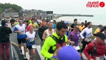 Marathon du Mont-Saint-Michel 2015: départ de Cancale