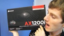 Corsair AX1200i Power Supply 80PLUS Platinum PSU Unboxing & First Look Linus Tech Tips