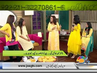 Humaira Naz & Imran Ghazali (Herbalist) Live On Chai Time  JAAG TV 26-May-2015 (PART 2)