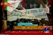 MQM holds protest on Water Shortage at Malir