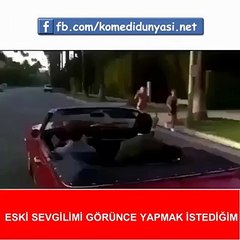 Eski sevgilimi görünce yapmak istediğim