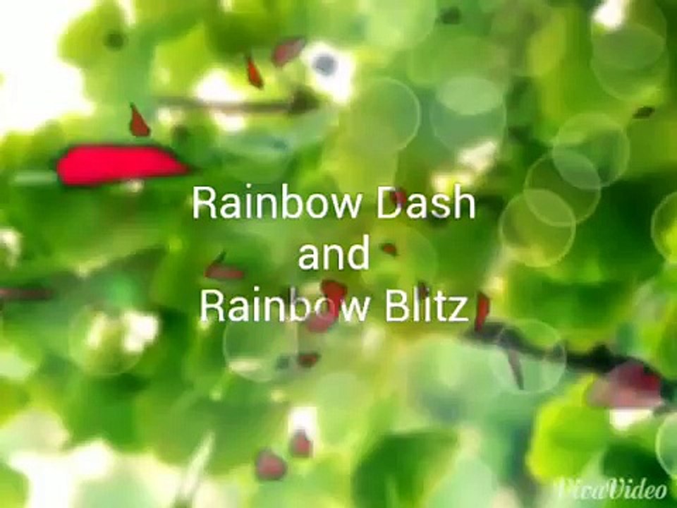 Rainbow Dash And Rainbow Blitz Video Dailymotion