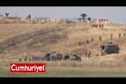 Türkiye- Suriye sınırında askeri tatbikatan görüntüler