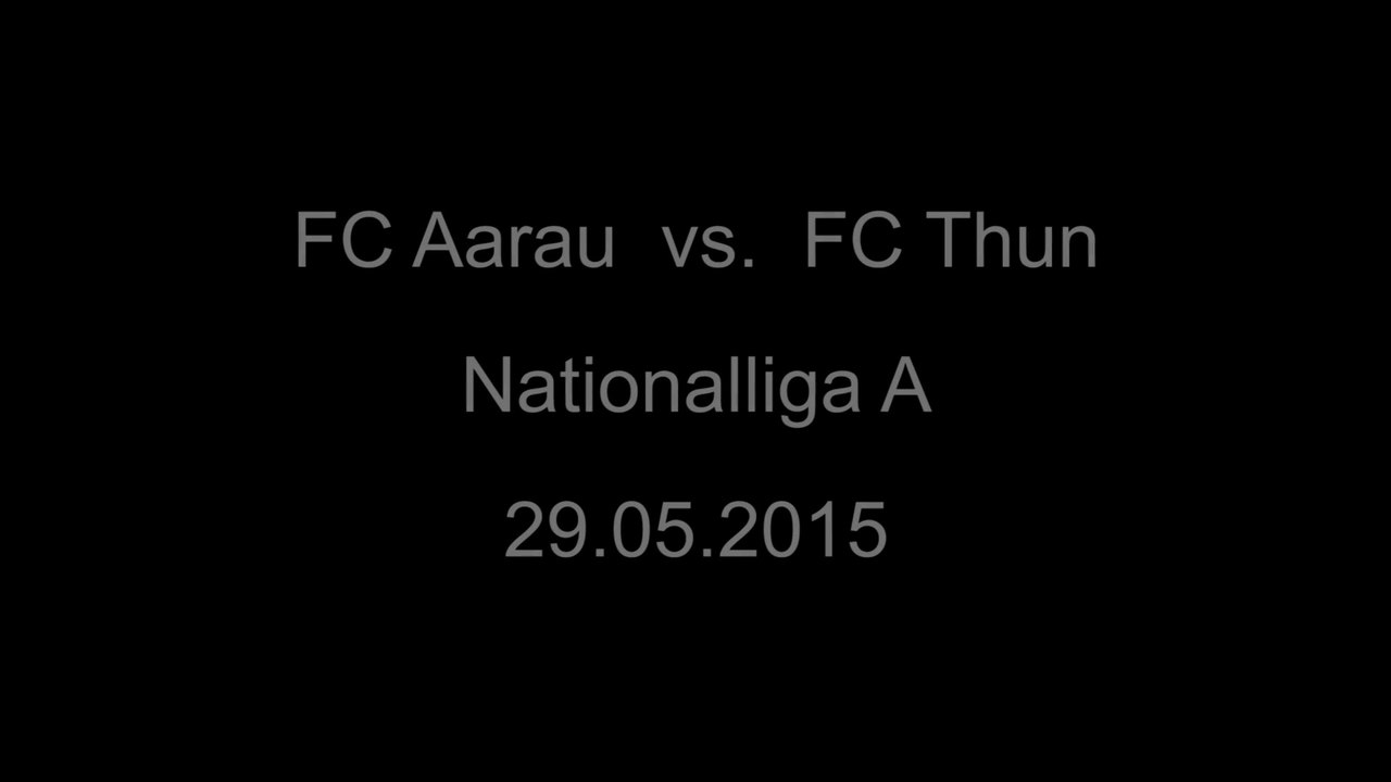 Szene Aarau - FC Aarau vs. FC Thun (NLA)