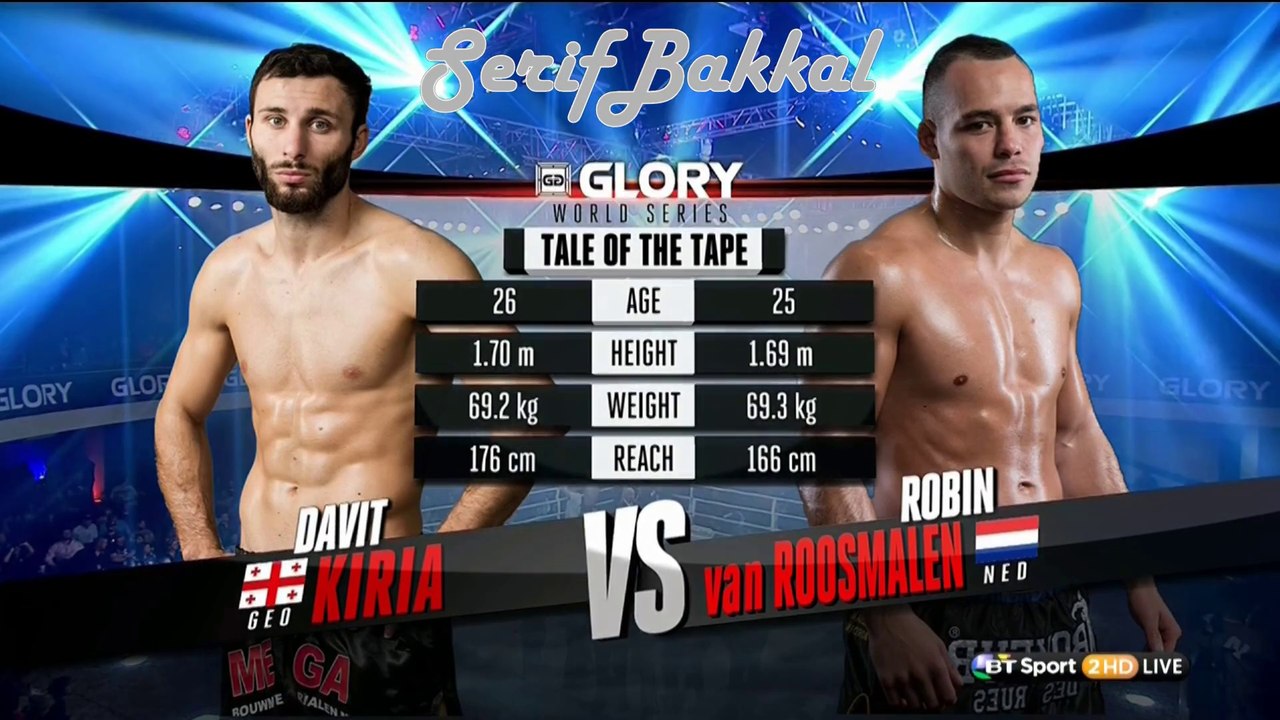 Davit Kiria - Robin van Roosmalen GLORY 18 Okla...