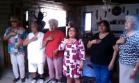 Jemez Pueblo lady singers (Waa Haa Mee Nee Singers)