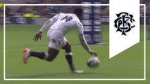 Christian Wade dropped try - oops! - England v Barbarians