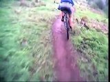 Helmet cam footage of Nanna Nadine on her mountain bike