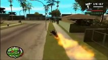 Como hacer la moto del Vengador Fantasma Gta San Andreas PS2