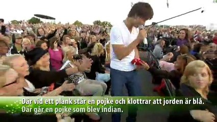 Alexander Rybak Det gåtfulla folket Allsång på Skansen 2009
