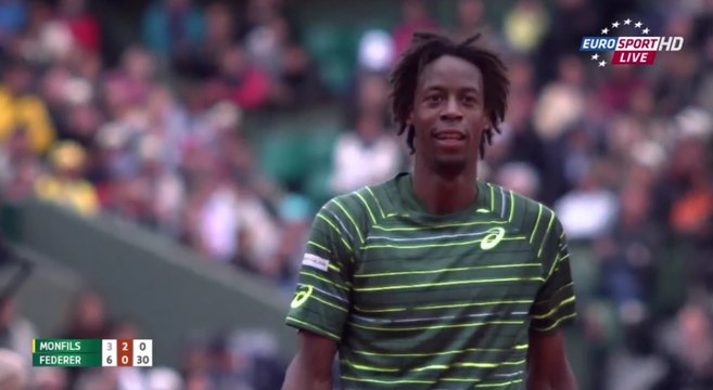 Roland Garros: Le coup génial de Gaël Monfils face à Roger Federer