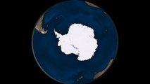 Flyover of Pine Island Glacier in Antarctica [HD]