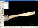 SensAble FreeForm Modelling - Fast Flatware Design, Modelling a Spoon.