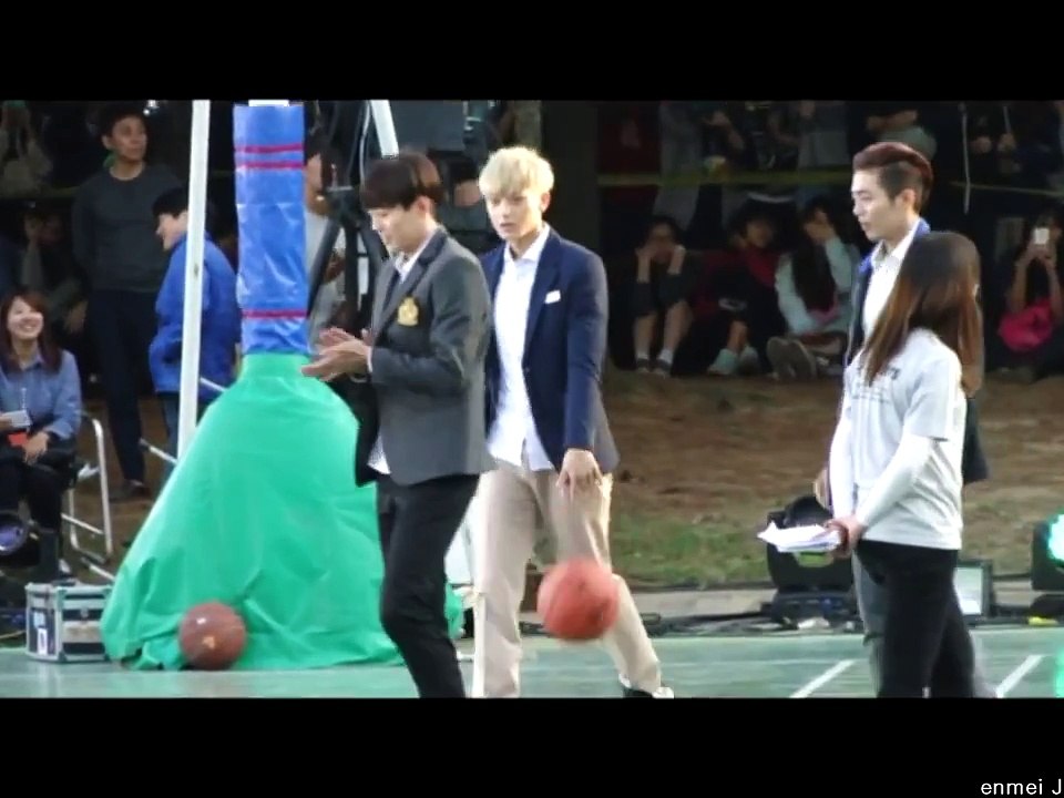 [fancam] 131013 Dream Team EXO Kris playing basketball (2)