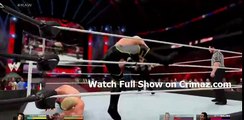 WWE RAW 7-1-15 - Roman Reigns & Dean Ambrose vs Seth Rollins & Brock Lesnar Match - 2K15