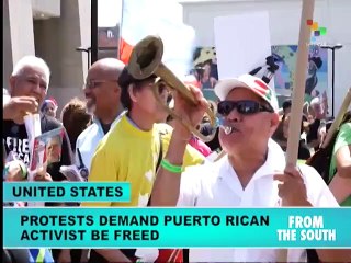 Protesters Demand Freedom for Puerto Rican Independence Hero
