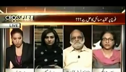 Aasma Jahangir talking about Army rule in Pakistan