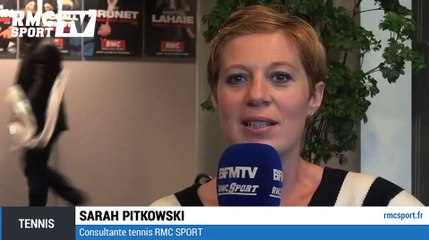 "Tsonga a pris conscience..." Sarah Pitkowski