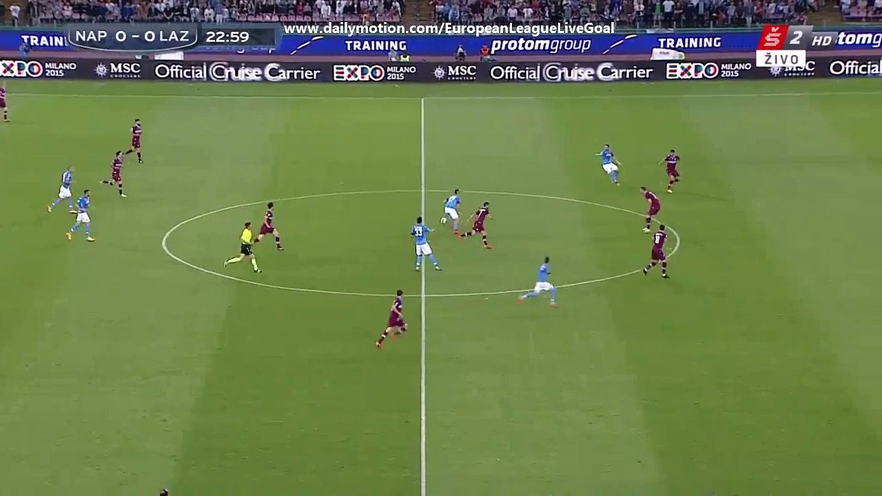 Jose Callejon 1on1 chance | SSC Napoli - Lazio 31.05.2015 HD