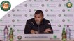 Conférence de presse Jo-Wilfried Tsonga Roland-Garros 2015 / 8e de finale
