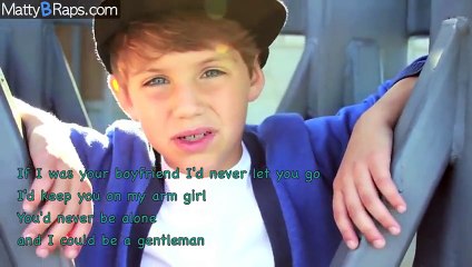 Justin Bieber - Boyfriend (MattyBRaps Cover) (Lyrics on Video)