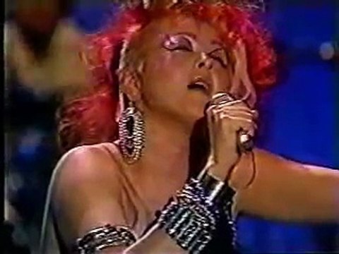 cyndi lauper all through the night (tonight show 1984)
