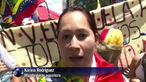 Venezolanos marchan por la libertad de 'presos políticos'