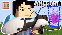 Minecraft PORTAL GUN with  One Command Creations NikNikamTV