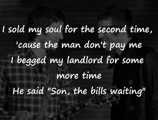 Oasis - The Importance of Being Idle Lyrics.wmv