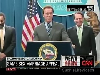 Schwarzenegger Wants Resumption Of Same-Sex Marriages