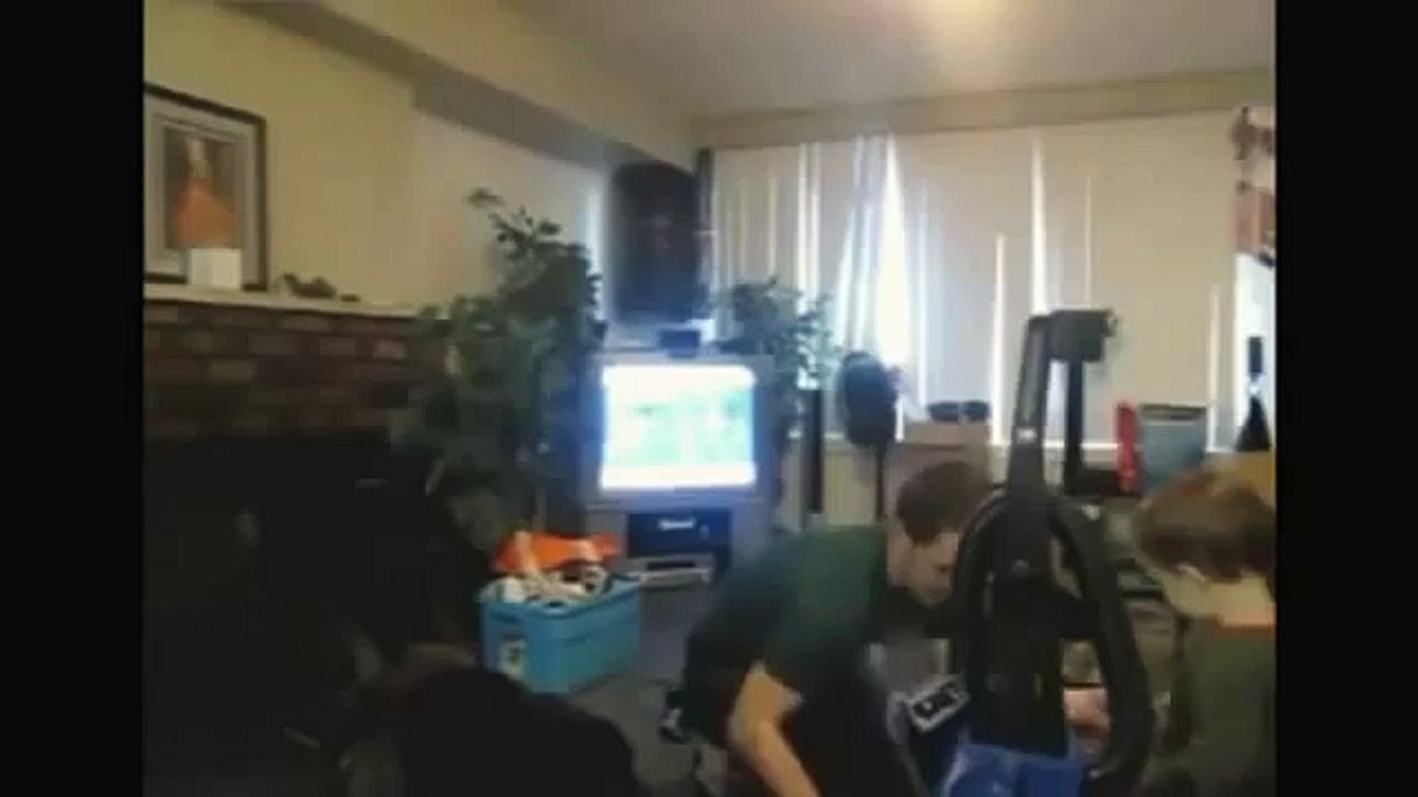 Husband punches wife on face in front of his kids