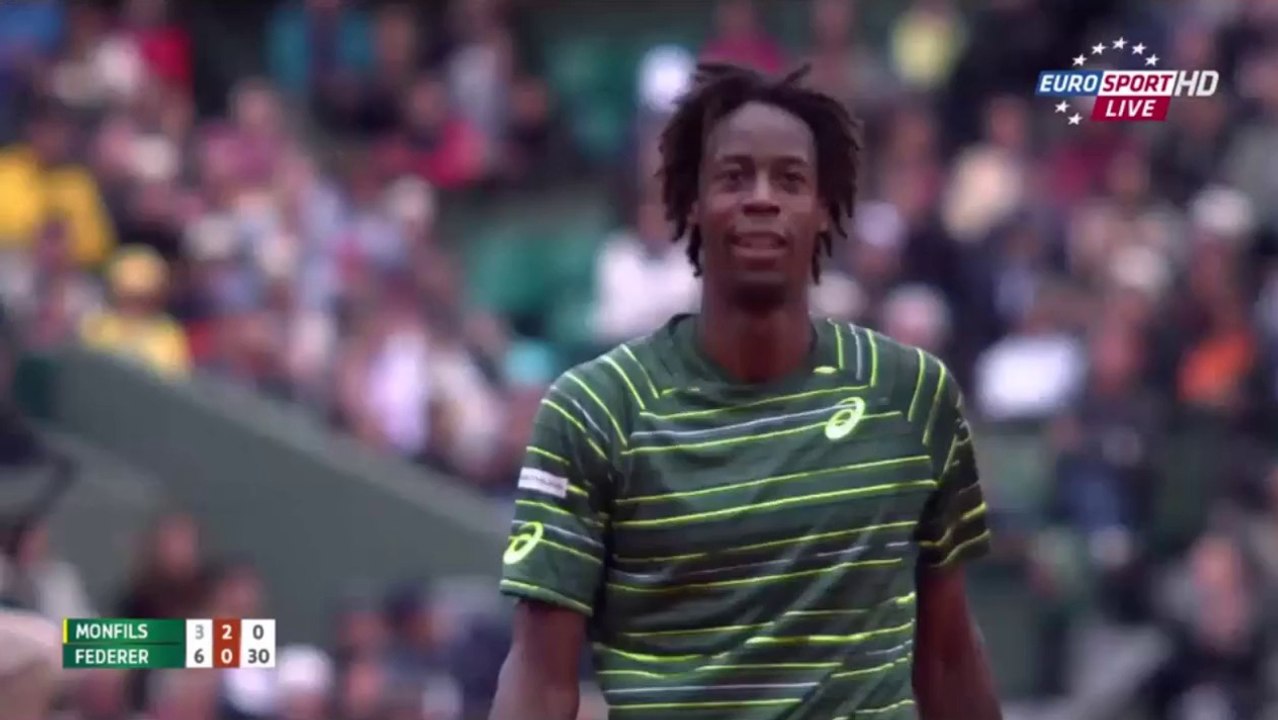 Roland Garros: Le coup génial de Gaël Monfils face à Roger Federer