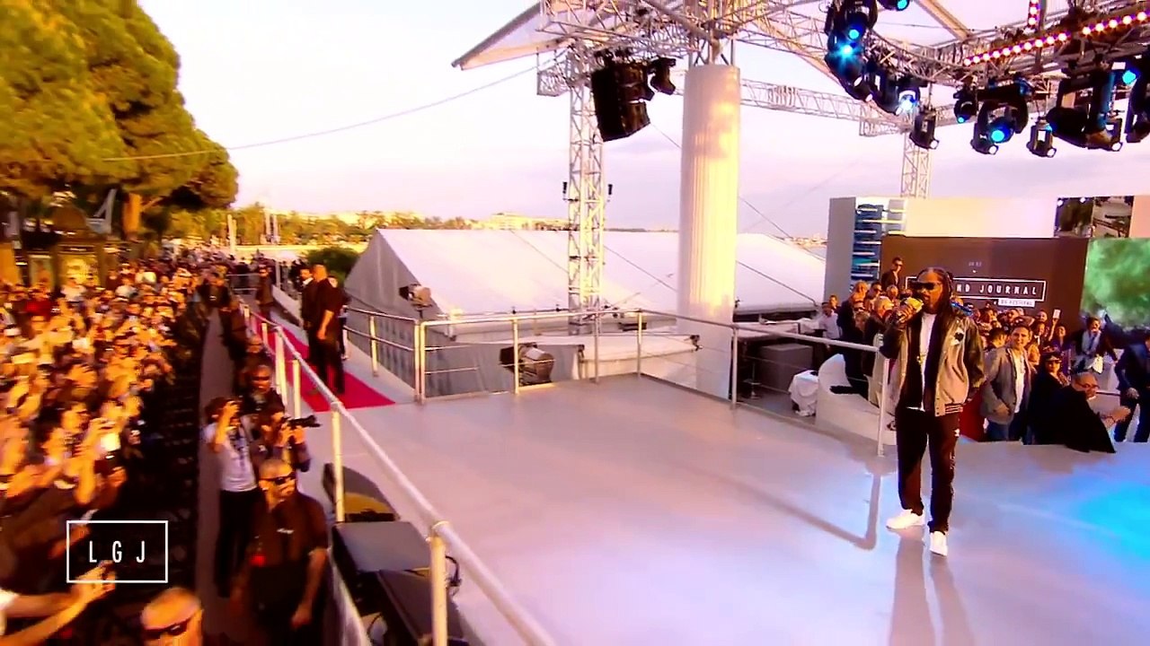 Snoop Dogg "Peaches N Cream" Live @ Canal Plus "Le Grand Journal de Cannes", 05-21-2015