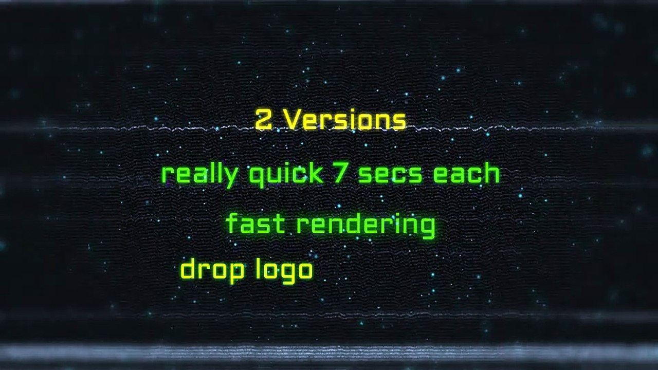 After Effects Project Files - Glitch Quick Logo...